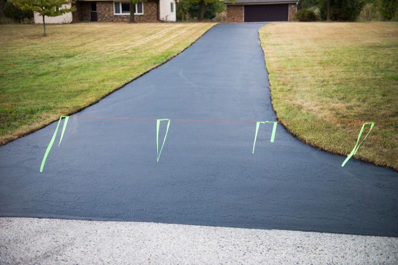 Driveway with Clear Markings