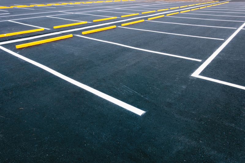 Driveway with Clear Lines